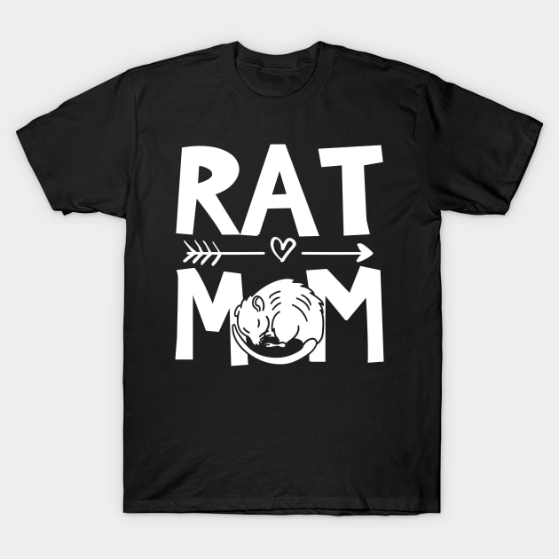 Rat Mom T-Shirt by funkyteesfunny